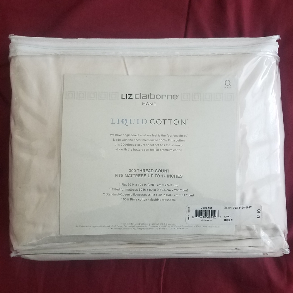 Queen size sheet set